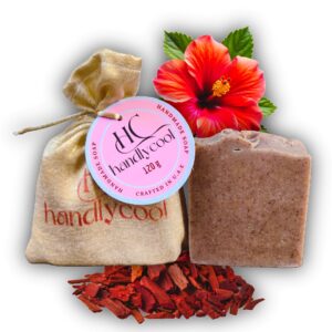 RED SANDAL HIBISCUS HANDMADE SOAP