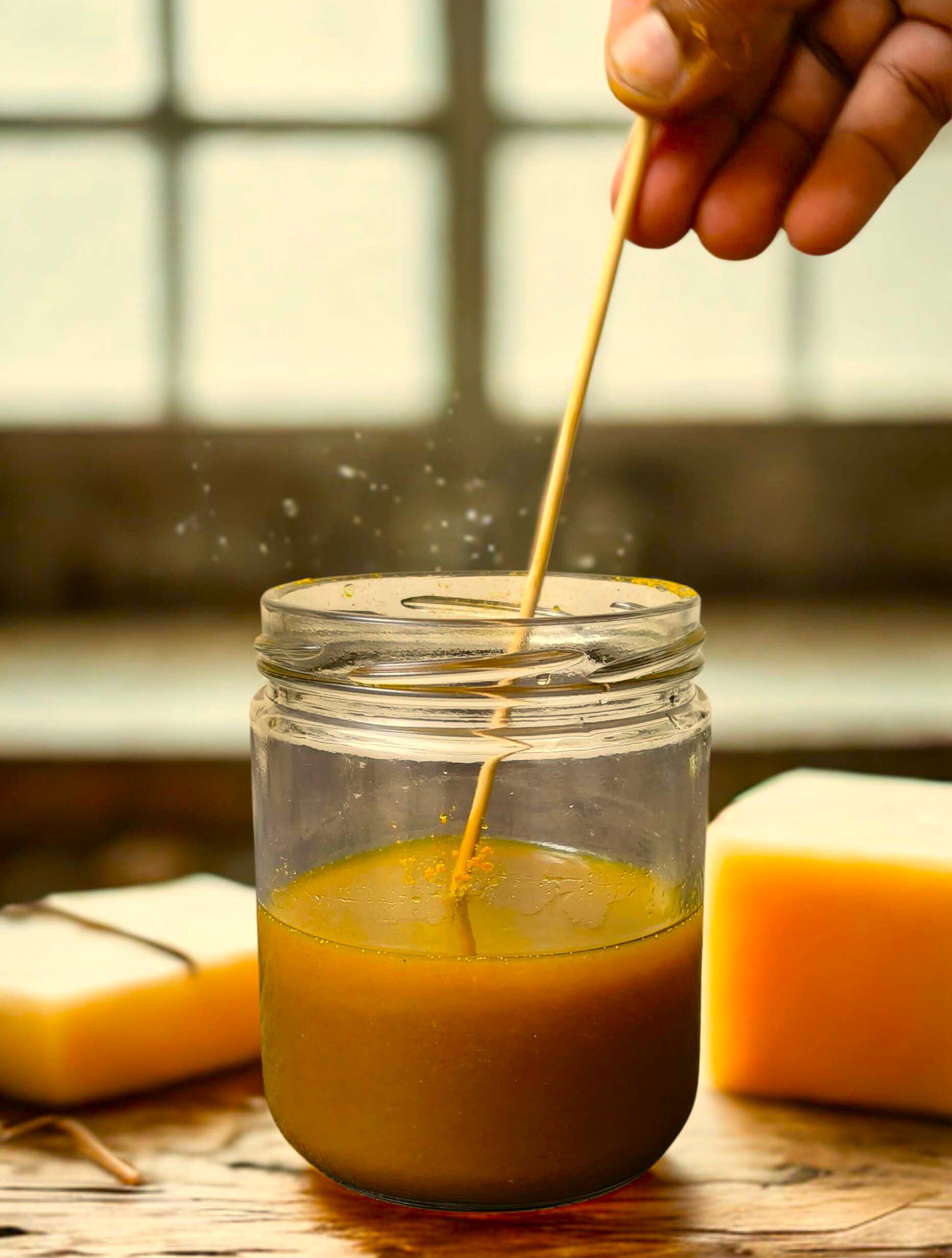 Turmeric soap solution